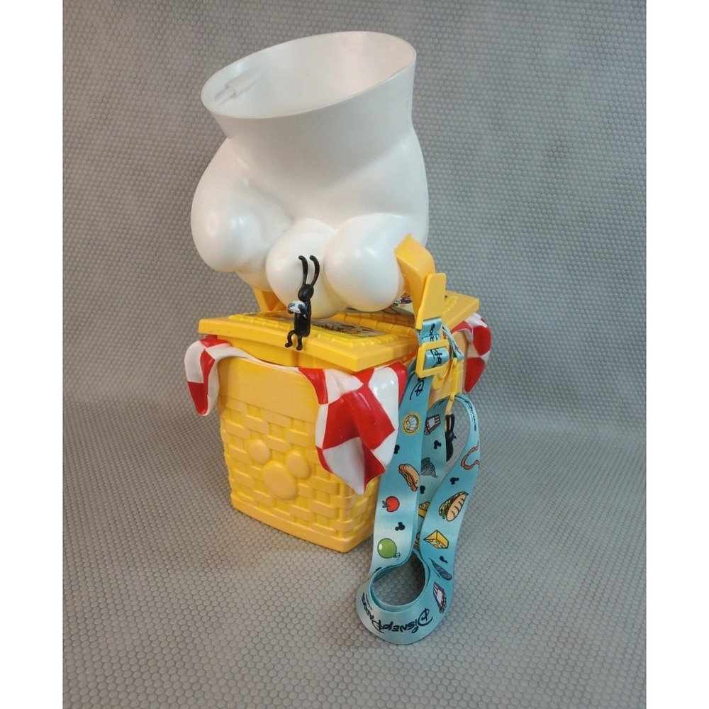 Disney Parks Mickey Minnie Runaway Railway Picnic Basket Popcorn Bucket Chuuby